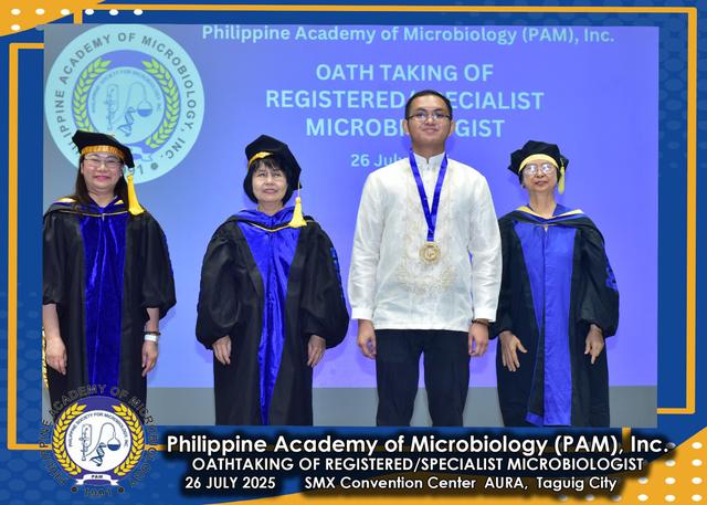 Oath taker at the PAM oath-taking ceremony, 26 July 2025
