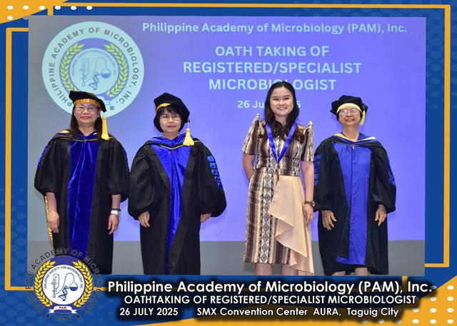 Oath taker at the PAM oath-taking ceremony, 26 July 2025