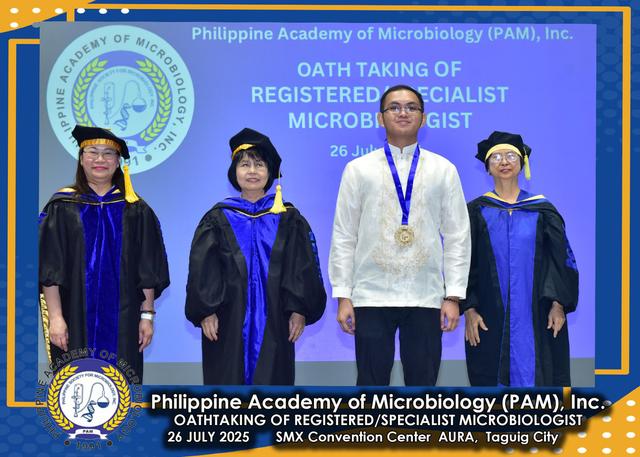 Oath taker at the PAM oath-taking ceremony, 26 July 2025