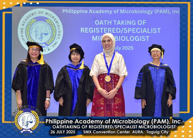 Oath taker at the PAM oath-taking ceremony, 26 July 2025