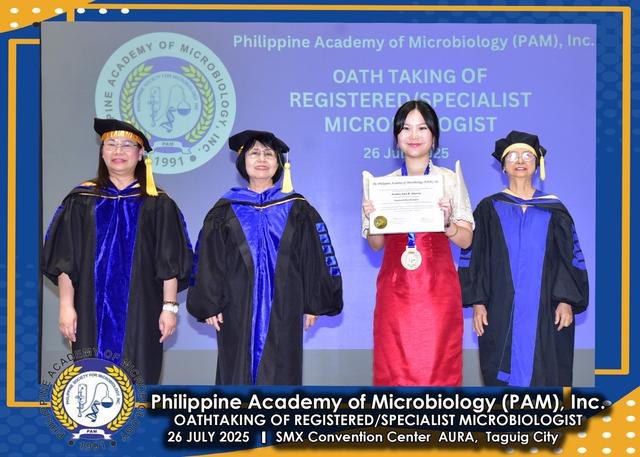 Oath taker at the PAM oath-taking ceremony, 26 July 2025