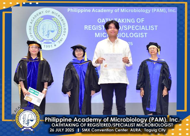 Oath taker at the PAM oath-taking ceremony, 26 July 2025