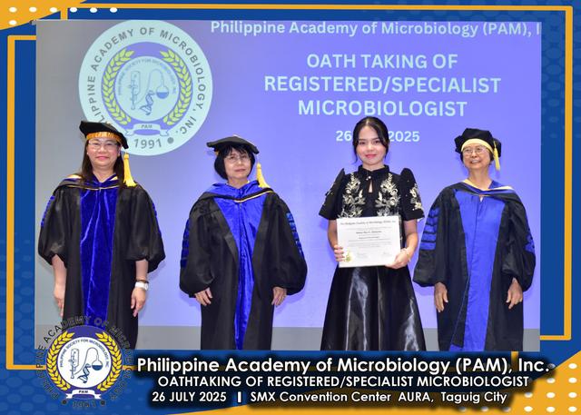Oath taker at the PAM oath-taking ceremony, 26 July 2025