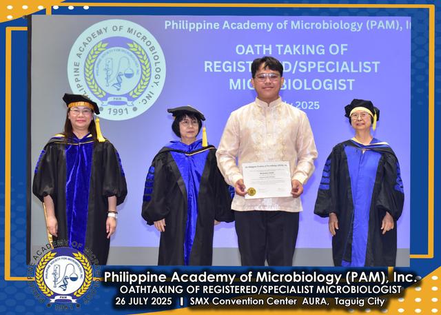 Oath taker at the PAM oath-taking ceremony, 26 July 2025