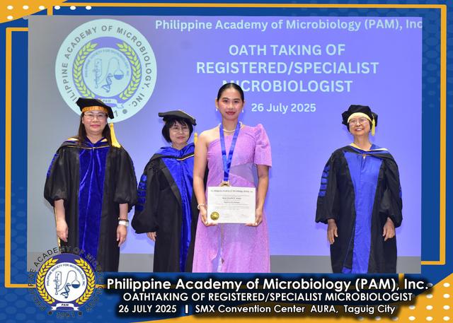 Oath taker at the PAM oath-taking ceremony, 26 July 2025