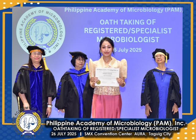 Oath taker at the PAM oath-taking ceremony, 26 July 2025