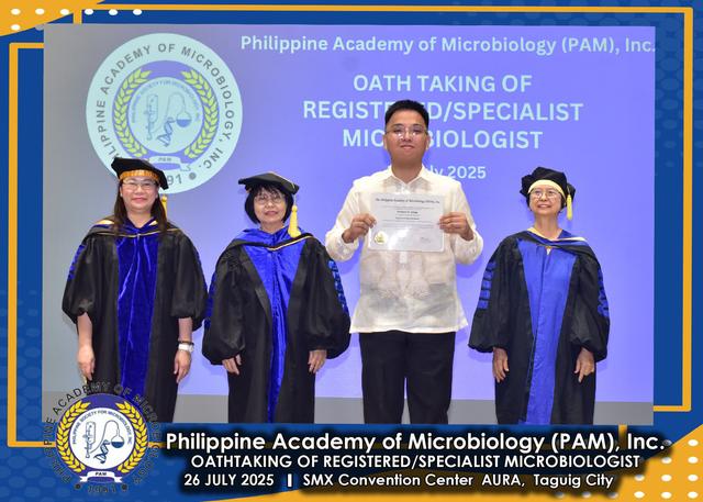 Oath taker at the PAM oath-taking ceremony, 26 July 2025