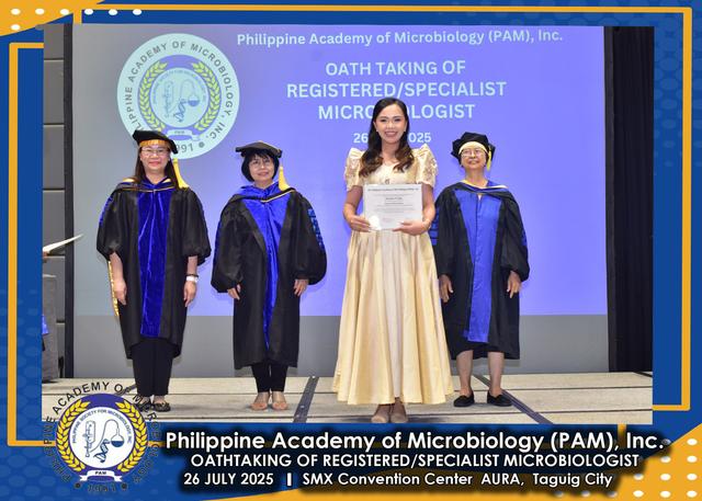 Oath taker at the PAM oath-taking ceremony, 26 July 2025