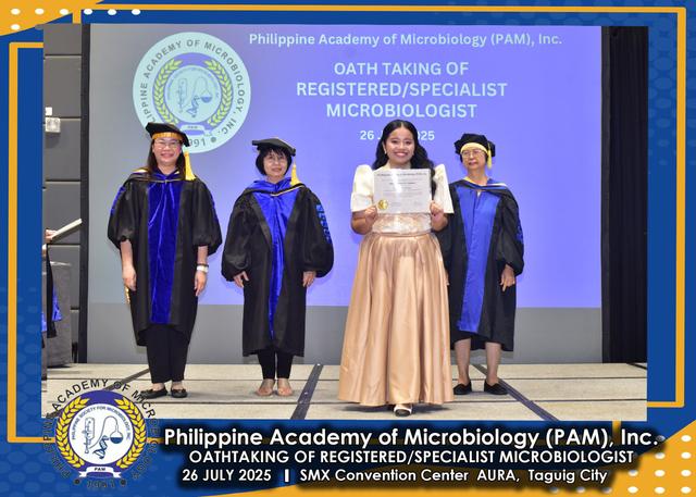 Oath taker at the PAM oath-taking ceremony, 26 July 2025