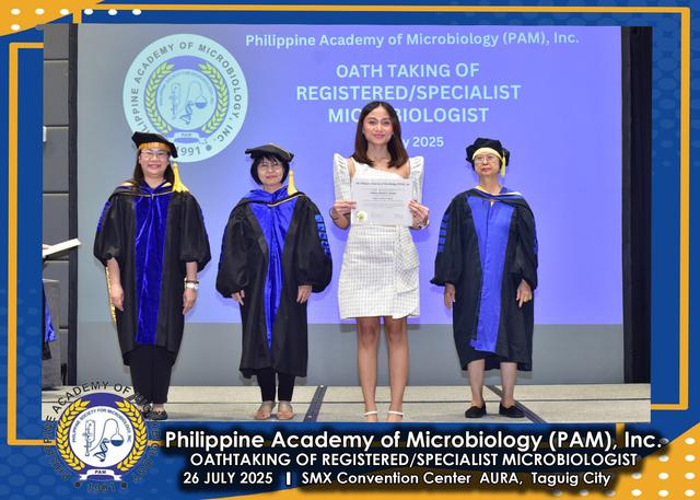 Oath taker at the PAM oath-taking ceremony, 26 July 2025