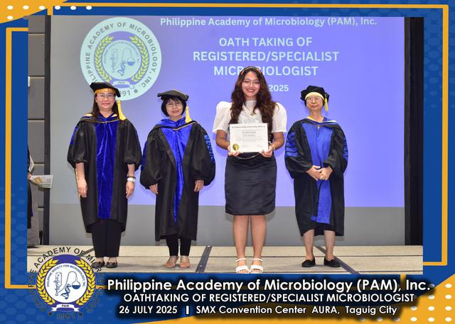 Oath taker at the PAM oath-taking ceremony, 26 July 2025