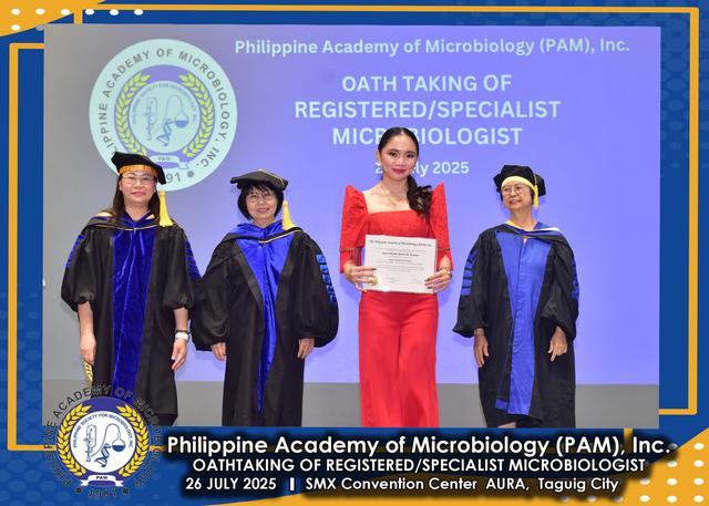 Oath taker at the PAM oath-taking ceremony, 26 July 2025