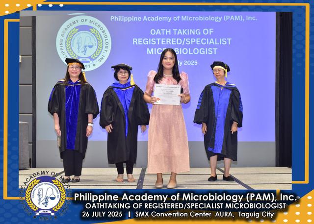 Oath taker at the PAM oath-taking ceremony, 26 July 2025