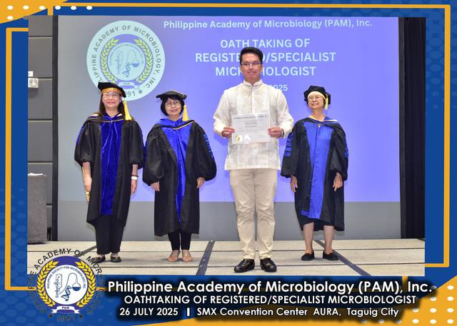 Oath taker at the PAM oath-taking ceremony, 26 July 2025