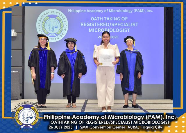 Oath taker at the PAM oath-taking ceremony, 26 July 2025