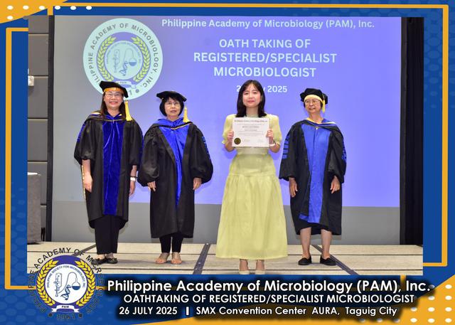 Oath taker at the PAM oath-taking ceremony, 26 July 2025