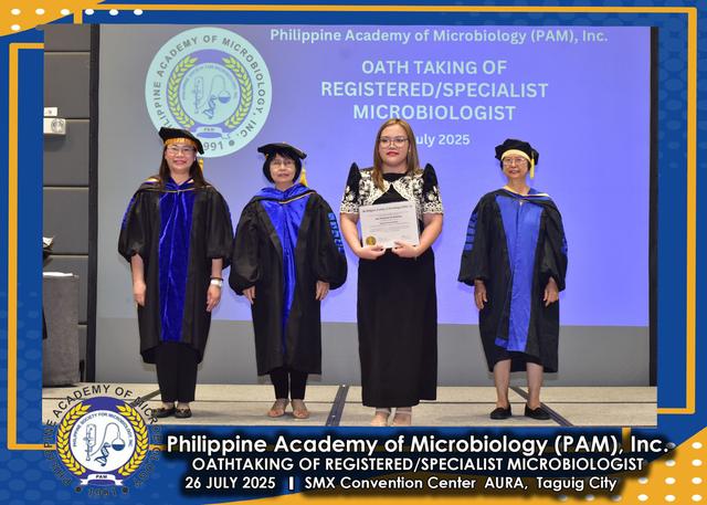 Oath taker at the PAM oath-taking ceremony, 26 July 2025