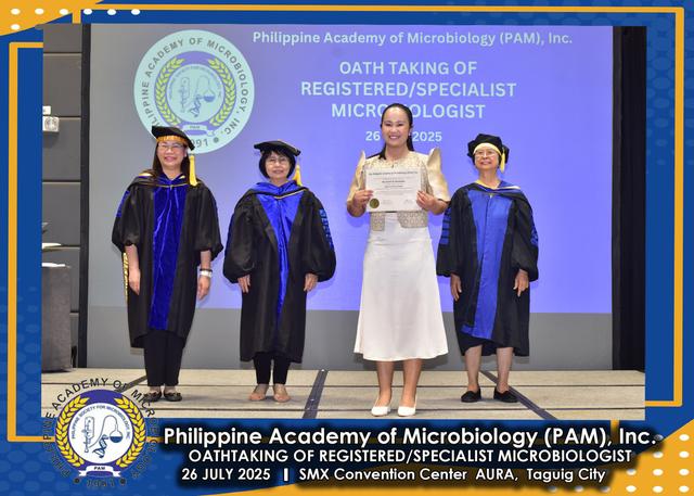 Oath taker at the PAM oath-taking ceremony, 26 July 2025