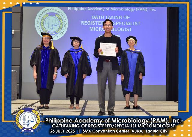 Oath taker at the PAM oath-taking ceremony, 26 July 2025