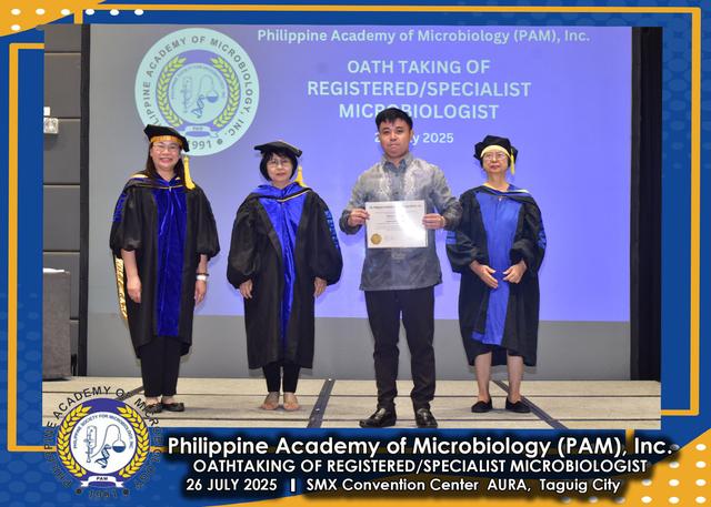 Oath taker at the PAM oath-taking ceremony, 26 July 2025