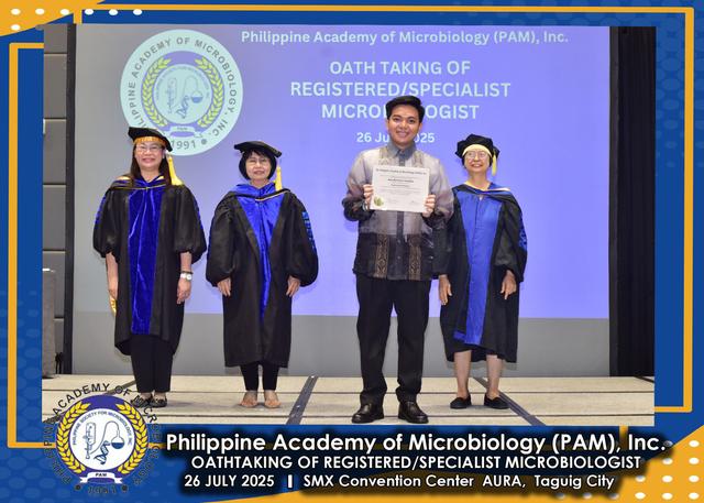 Oath taker at the PAM oath-taking ceremony, 26 July 2025