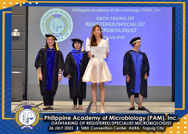 Oath taker at the PAM oath-taking ceremony, 26 July 2025