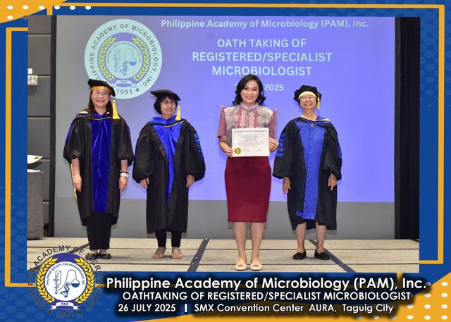 Oath taker at the PAM oath-taking ceremony, 26 July 2025