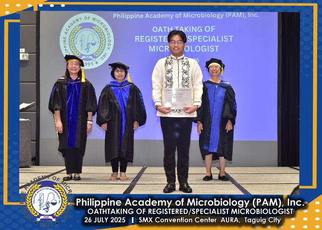 Oath taker at the PAM oath-taking ceremony, 26 July 2025