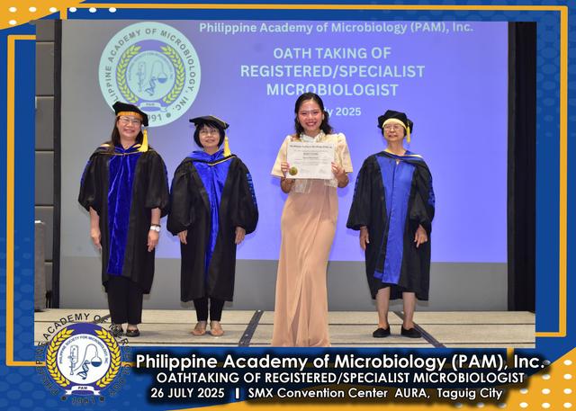 Oath taker at the PAM oath-taking ceremony, 26 July 2025