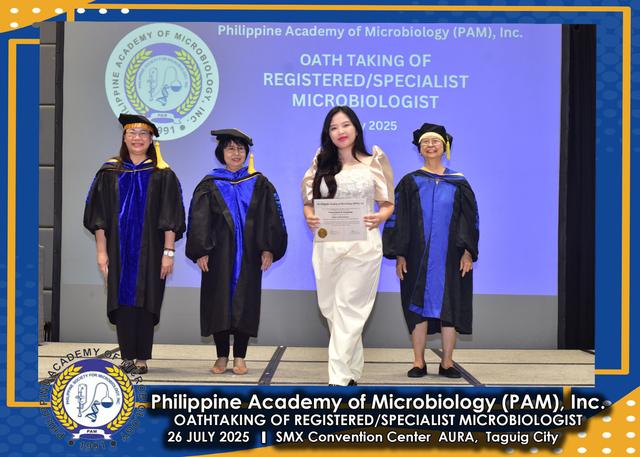 Oath taker at the PAM oath-taking ceremony, 26 July 2025
