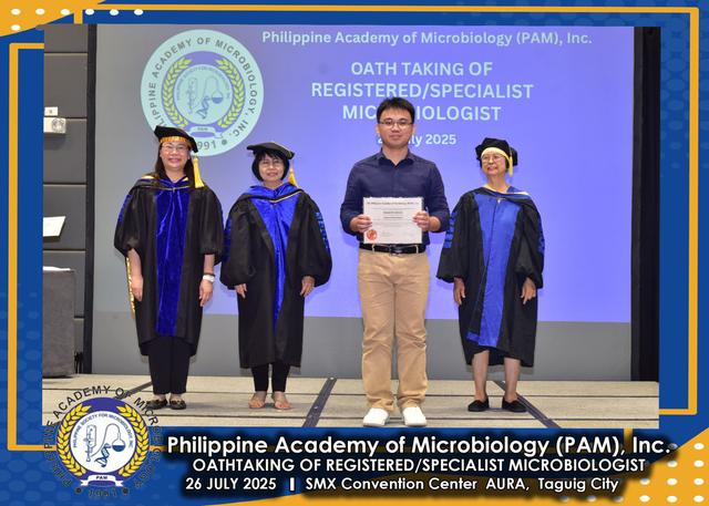 Oath taker at the PAM oath-taking ceremony, 26 July 2025