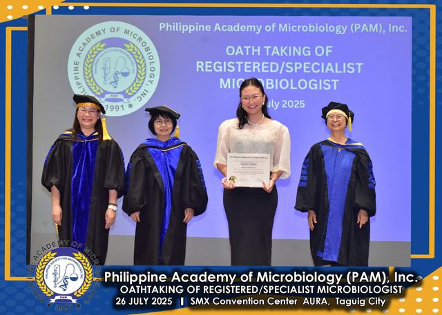 Oath taker at the PAM oath-taking ceremony, 26 July 2025