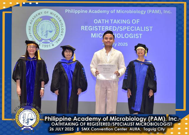 Oath taker at the PAM oath-taking ceremony, 26 July 2025