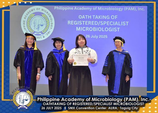 Oath taker at the PAM oath-taking ceremony, 26 July 2025