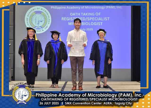 Oath taker at the PAM oath-taking ceremony, 26 July 2025