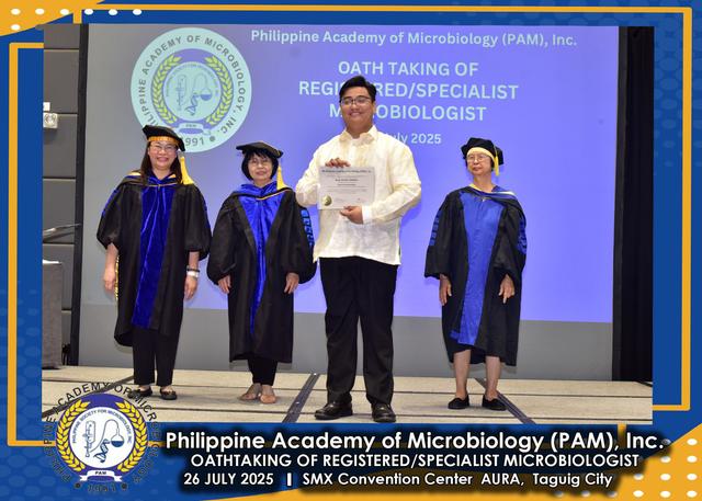 Oath taker at the PAM oath-taking ceremony, 26 July 2025