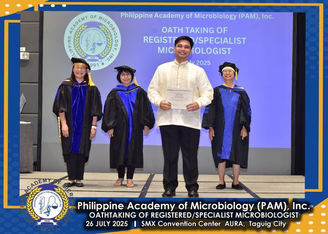 Oath taker at the PAM oath-taking ceremony, 26 July 2025