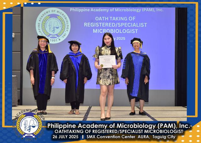 Oath taker at the PAM oath-taking ceremony, 26 July 2025