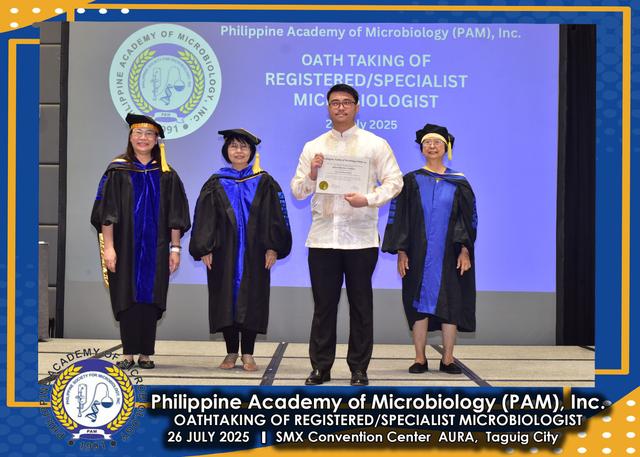 Oath taker at the PAM oath-taking ceremony, 26 July 2025