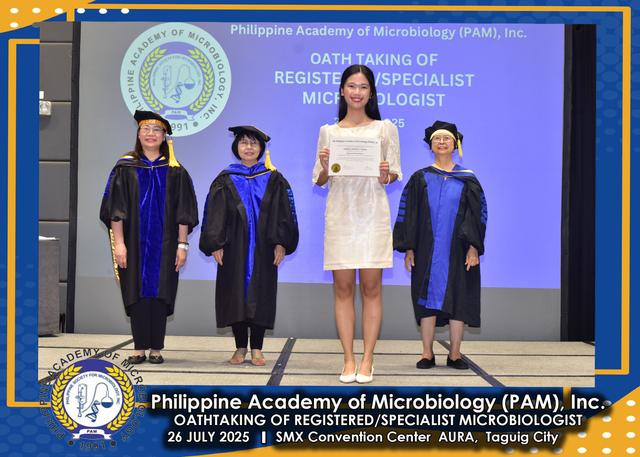Oath taker at the PAM oath-taking ceremony, 26 July 2025