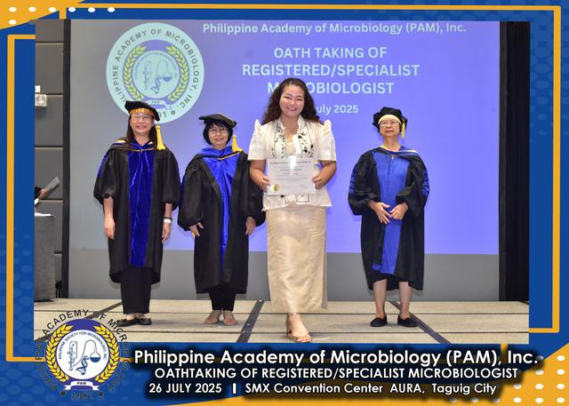 Oath taker at the PAM oath-taking ceremony, 26 July 2025