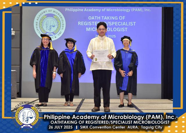 Oath taker at the PAM oath-taking ceremony, 26 July 2025