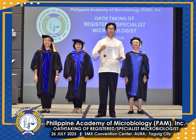 Oath taker at the PAM oath-taking ceremony, 26 July 2025