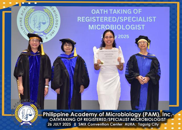 Oath taker at the PAM oath-taking ceremony, 26 July 2025