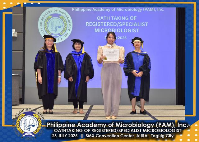 Oath taker at the PAM oath-taking ceremony, 26 July 2025
