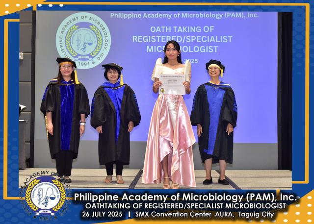 Oath taker at the PAM oath-taking ceremony, 26 July 2025