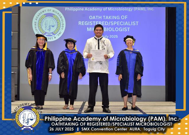 Oath taker at the PAM oath-taking ceremony, 26 July 2025
