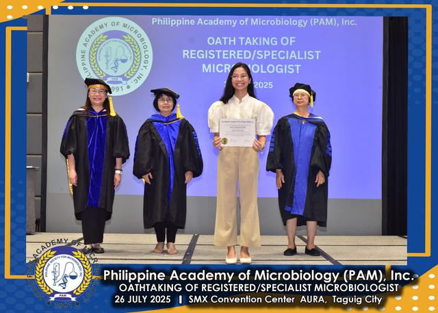 Oath taker at the PAM oath-taking ceremony, 26 July 2025