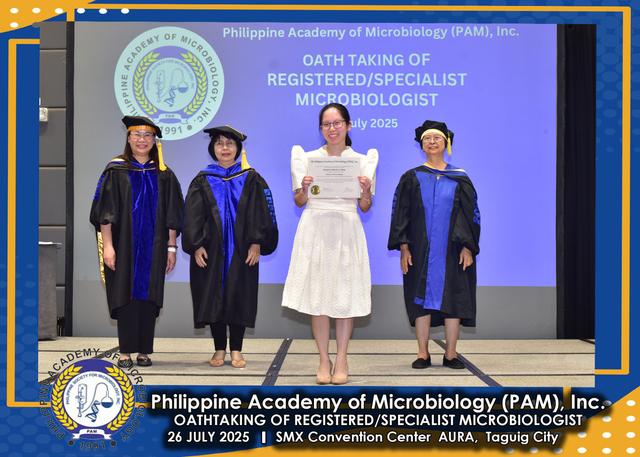 Oath taker at the PAM oath-taking ceremony, 26 July 2025