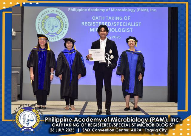 Oath taker at the PAM oath-taking ceremony, 26 July 2025